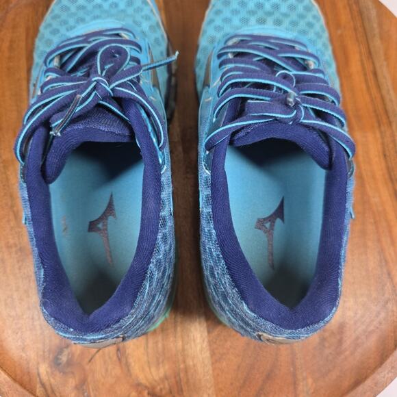 Mizuno Wave Prophecy 4 Womens Blue And Gray Size 7 Athletic Running Shoes - Picture 7 of 13
